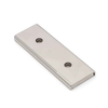 Gran oferta, alta calidad, N35 N45, herramienta magnética rectangular de neodimio, forma de bloque, revestimiento de Ni, agujero avellanado, imán de canal NdFeB