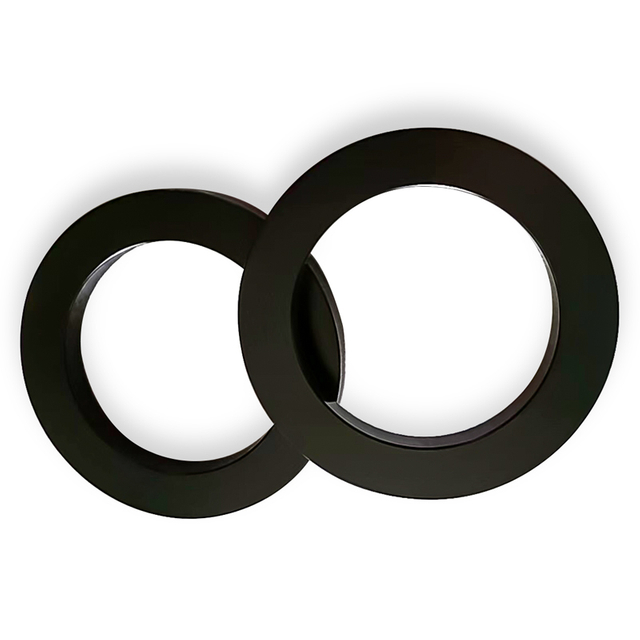 Anillo negro epoxi N35H grado duradero imán de neodimio resistente al desgaste en altavoces
