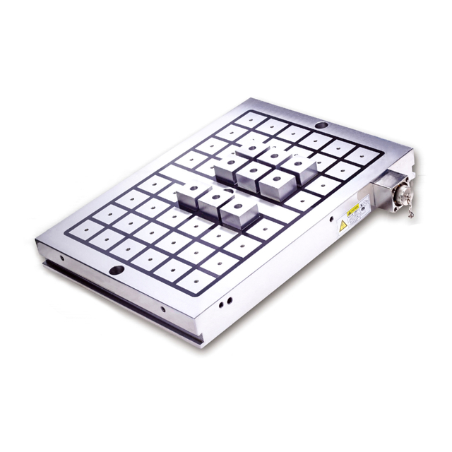 Centro de mecanizado CNC Mandril magnético electropermanente de sujeción de trabajo