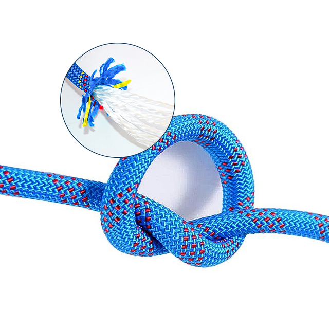 Escalada estática Montañismo al aire libre Senderismo Camping Fuego Rescate Cuerda de escape