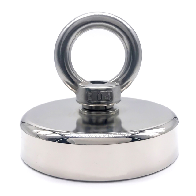 Imán de pesca de un solo lado con orificio avellanado 