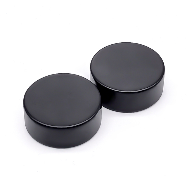 Imán cilíndrico de neodimio de grado N35H con revestimiento de epoxi negro de D25x10 mm en altavoces Lound