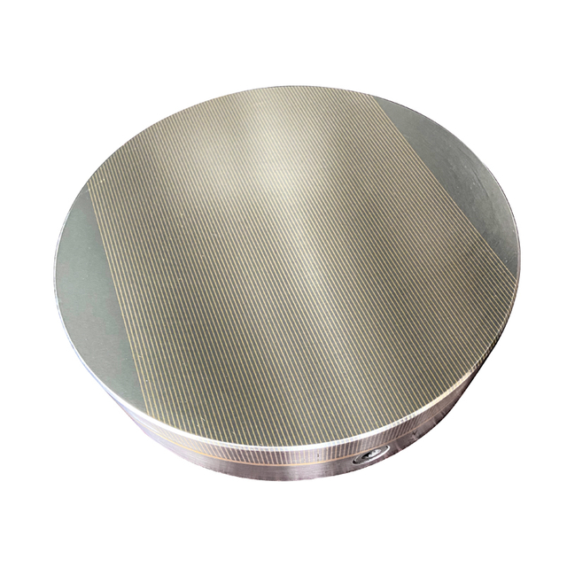 Mandril magnético permanente redondo de polo fino para amoladora de superficie