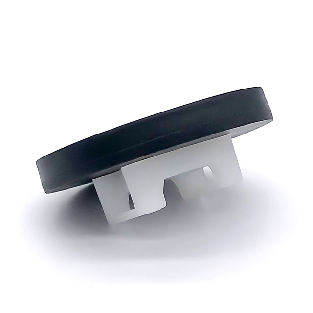 Base de abrazadera de cable con imán de neodimio recubierto de caucho negro